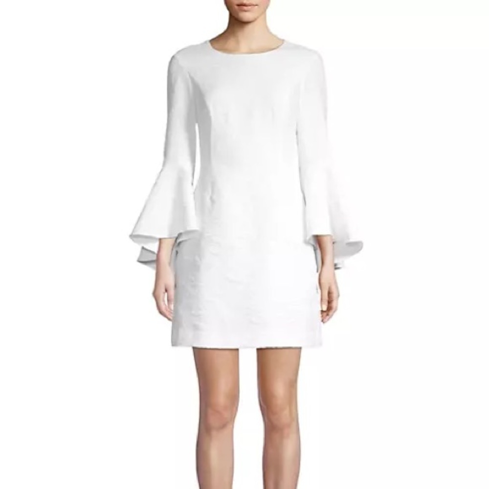 Women’s Lilly Pulitzer Kayla Stretch Dress - white. Size 0.